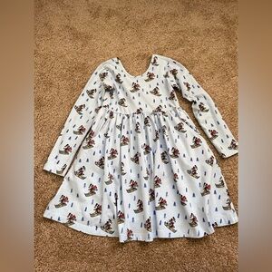 Kids Long Sleeve Festive Dress, 5-6 yo, Hanna Andersson